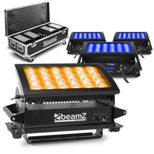 BeamZ Star-Color360W LED Architectural Flood Light Set (x4) with Flight Case