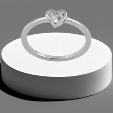 Sterling Silver Dainty Heart Ring
