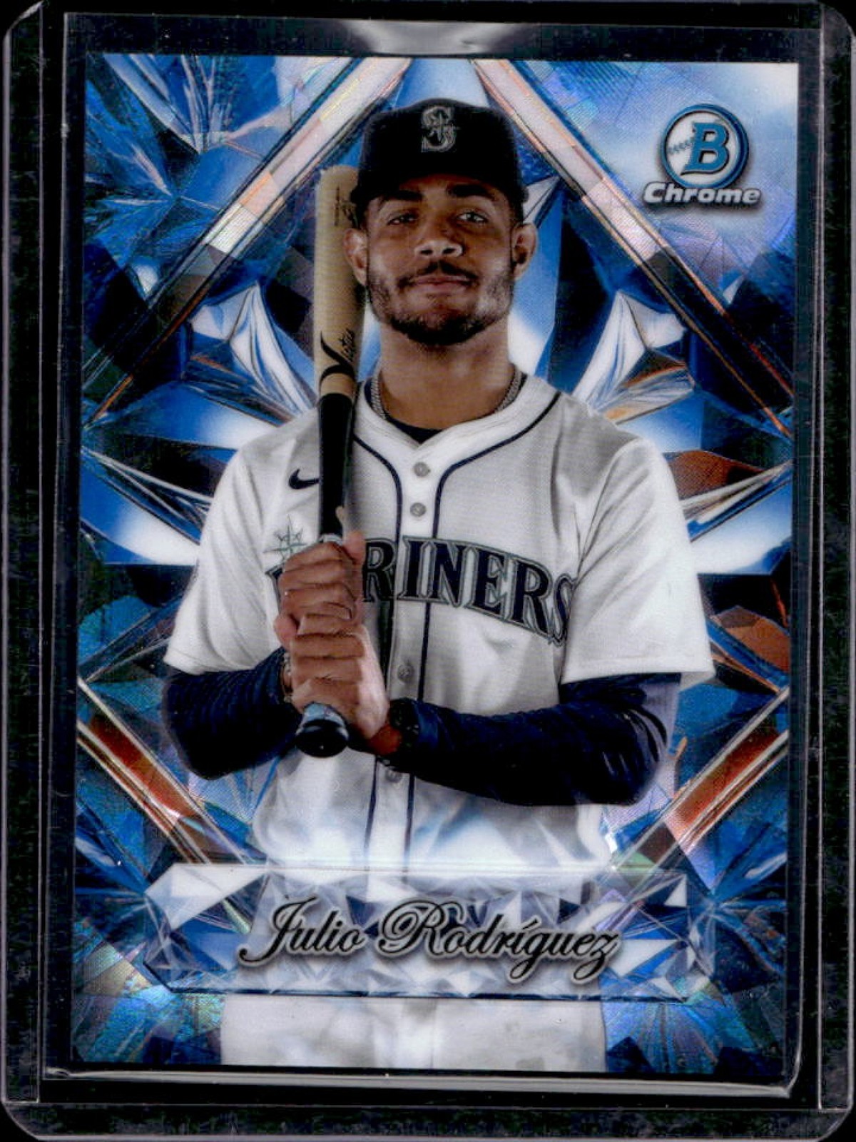 2025 Bowman Chrome Sapphire Julio Rodriguez Selections #SS-10 Mariners