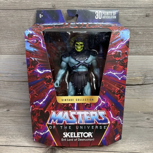 Skeletor MOTU Masterverse Vintage Collection SEALED w/ Power Sword & Havoc Staff