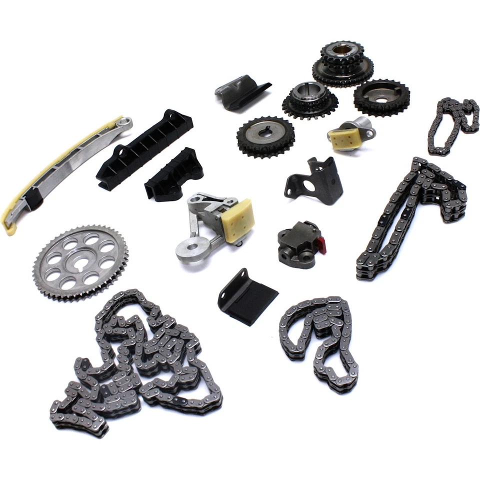 Kit de cadena de distribución para Chevy Tracker 2001-04 2,5 L/2,7 L 6 cilindros DOHC con engranajes/bomba de aceite Foto 3 de 4