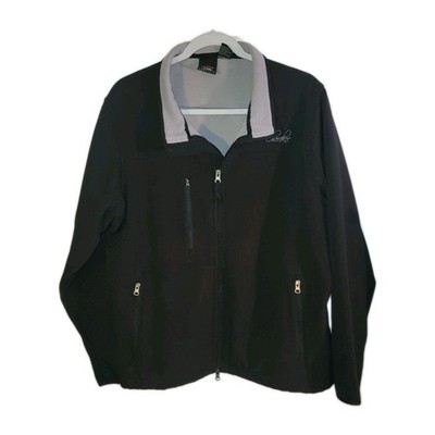 Prairie Mountain Jacket Zip Up Black Women's Womans Size XL