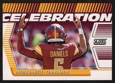 2025 NFL SCORE CELEBRATION CARD - [WASHINGTON COMMANDERS] - C-JDA Jayden DANIELS