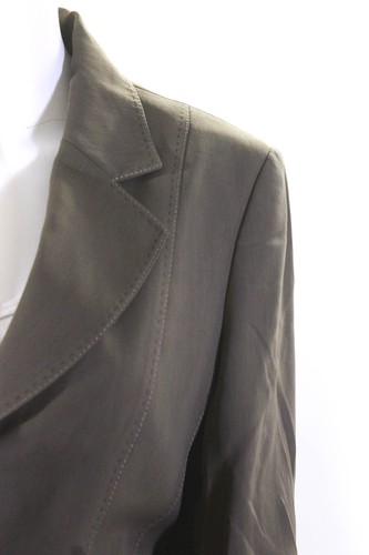 Gerry Weber Women's Three Button Fully Lined Blazer Jacket Green Size 6 - Picture 2 of 7