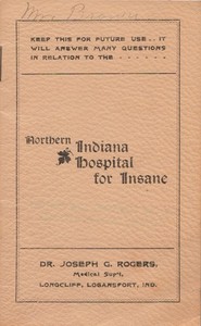 NORTHERN INDIANA HOSPITAL FOR THE INSANE, QUESTIONS & ANSWERS BOOKLET ⚕️🤪