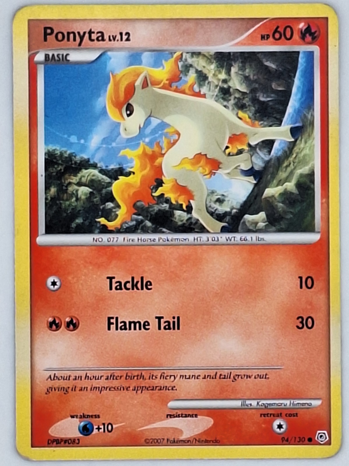 Ponyta 94/130 Pokemon - Diamond and Pearl MP