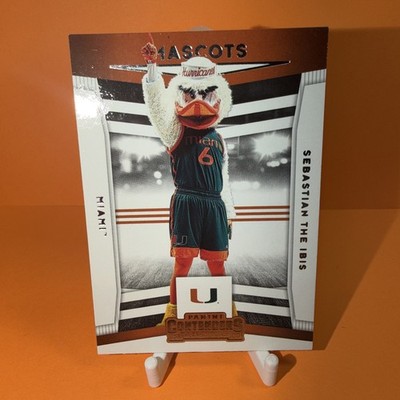 Sebastian The Ibis 2020 Panini Contenders Draft Picks Mascots #7 - Miami B