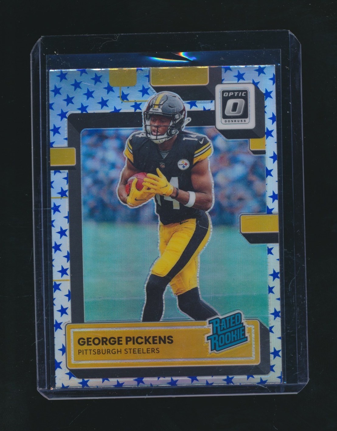 GEORGE PICKENS 2022 PANINI DONRUSS OPTIC STARS PRIZM RC PARALLEL #223