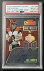 JOE BURROW PSA 8 2020 PANINI CONTENDERS DRAFT CLASS ROOKIE 10 AUTO GOLD RC 14/20