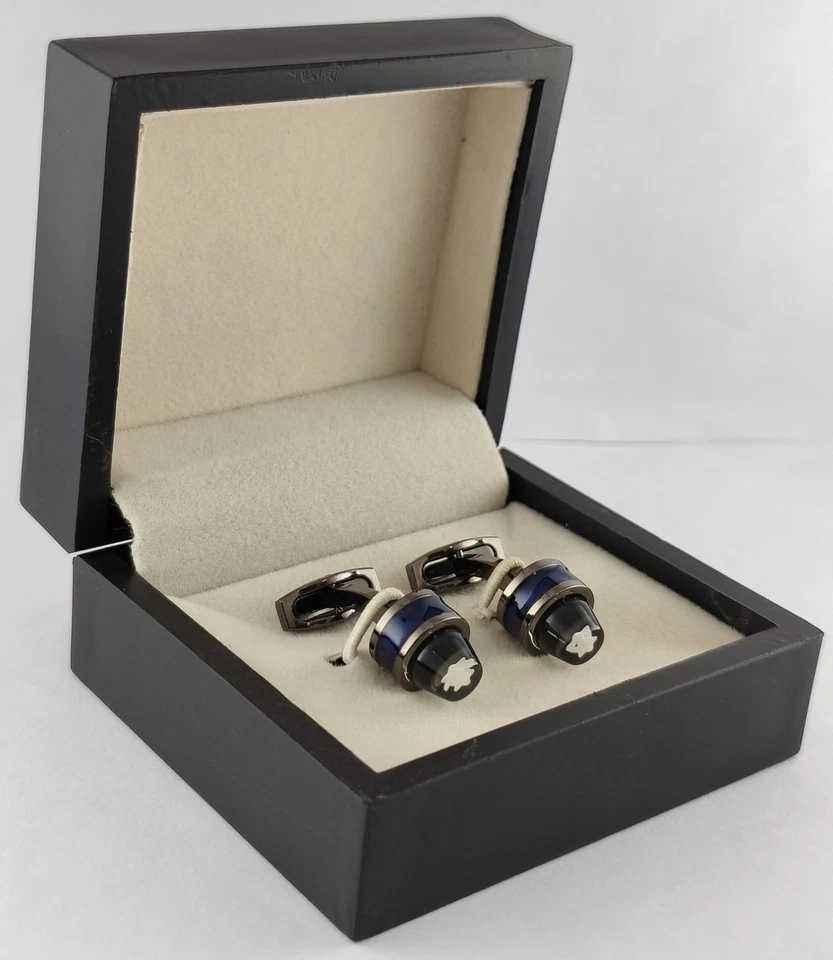 Juego de gemelos de lujo Montblanc Starwalker color negro para hombre (envío rápido) Foto 3 de 4