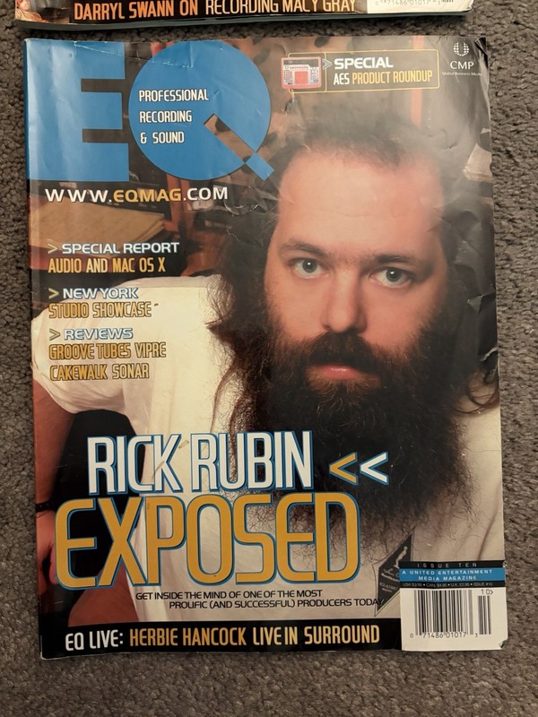 EQ Magazine Rick Rubin Herbie Hancock Vintage Oct Nov 2001 Lot Of 2 See Photos!