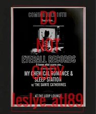 My Chemical Romance 18"x24 Poster 2002 Bullets Release Show | Eyeball Original