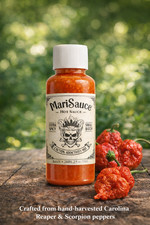 MariSauce™ Super Hot Sauce 2oz | Carolina Reaper & Scorpion | Small Batch Spicy