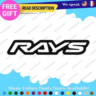 Fits Rays Wheels Rim Vinyl Stickers JDM Mag Decals Volk TE37SL Tuning Race Drift