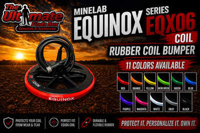 MINELAB EQUINOX SERIES RUBBER BUMPER COVER FOR THE EQX06 COIL