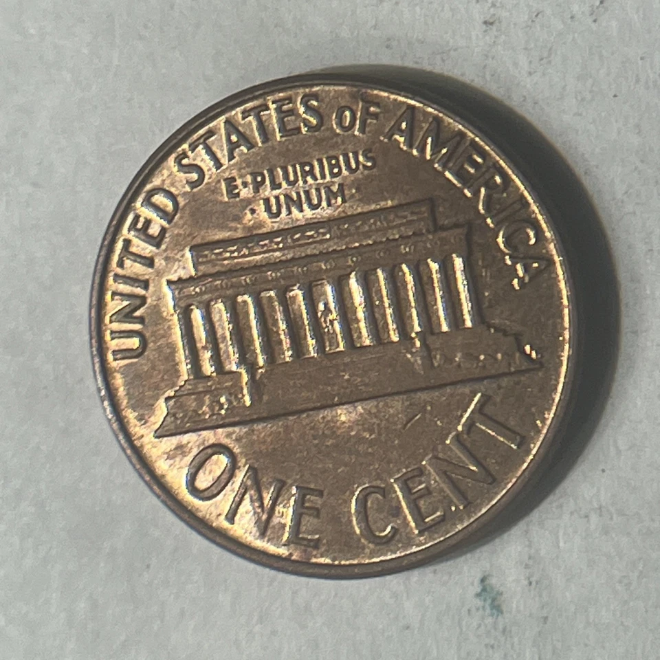 1962-D 1C RD Lincoln Cent VF Off Center Mint Wording On Rim - Image 3 of 4