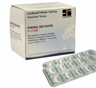 Lovibond PHENOL RED Rapid Tabletten (lose Streifen) Pooltester Schütteltest Pool