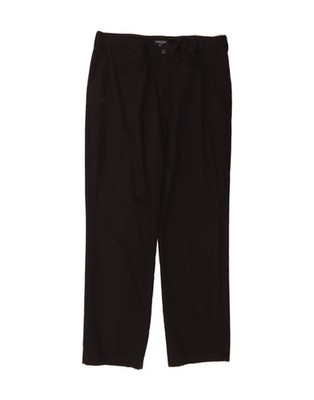 NAUTICA Mens Clipper Straight Chino Trousers W36 L34 Black Cotton AC19