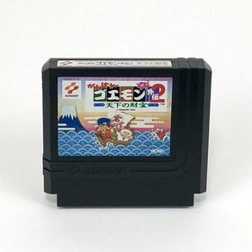 [] Famicom Ganbare Goemon Gaiden 2 Treasure of the World Box theory, flyer,