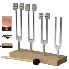 Tuning Forks for Healing Set 128Hz, 136.1Hz, 256Hz, 384Hz Sound Healing