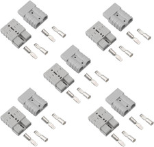 10PCS Battery Quick Connect/Disconnect Kit 50Amps 600V 6-8 Gauge Cable Connector