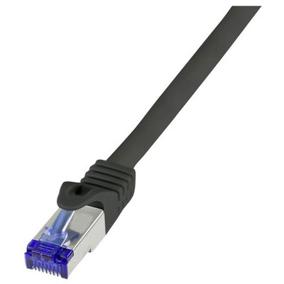 LogiLink C6A103S RJ45 CAT 6A S/FTP 15m Black 1 Piece Wired Network Cable
