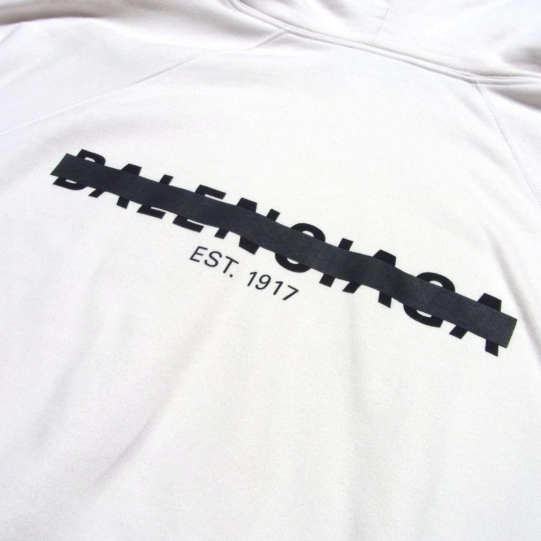 Felpa con cappuccio oversize 22Aw Balenciaga Taping Logo 1