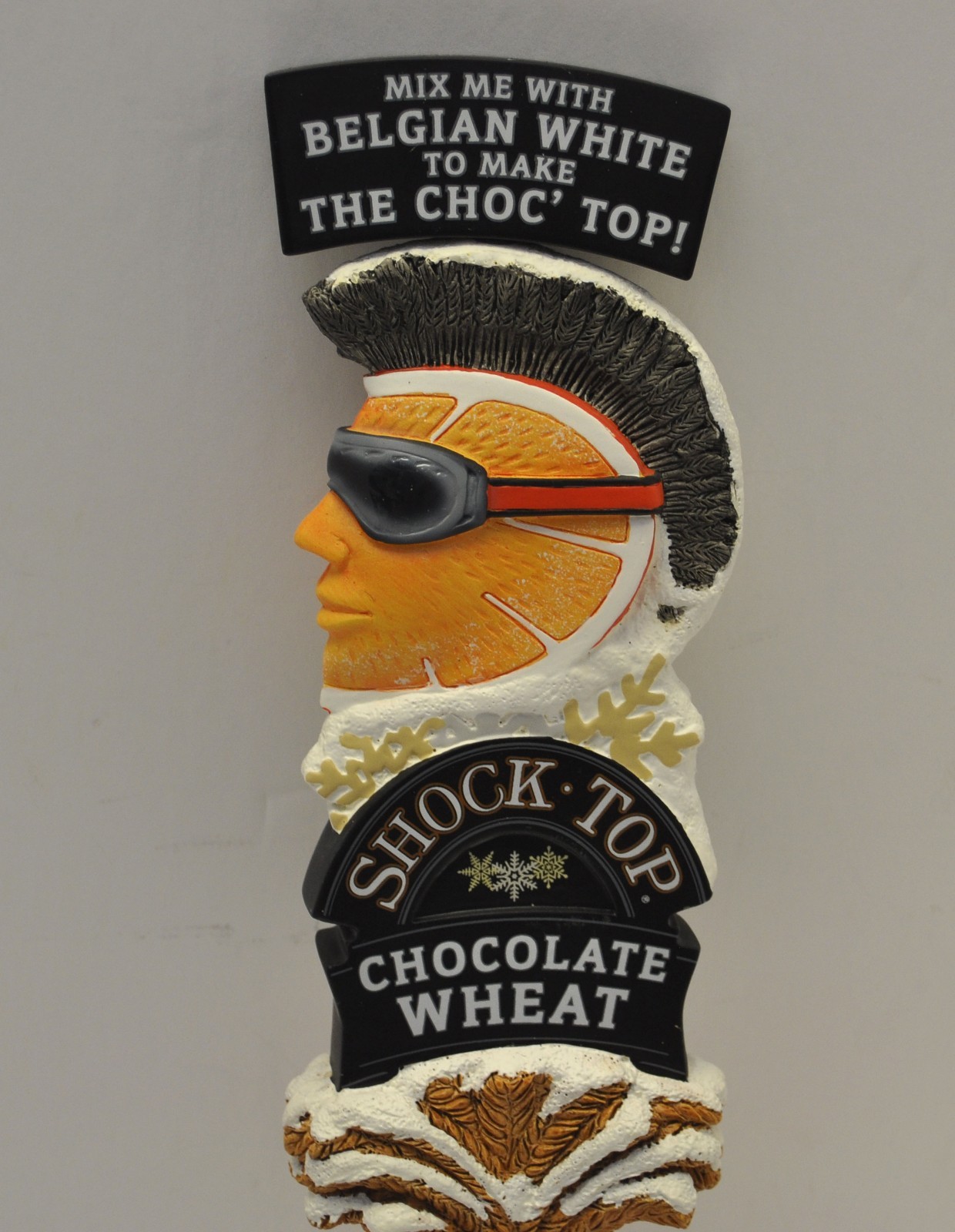 Shock Top Chocolate Wheat 13.25" Tap Handle Beer Bar Pub Keg 8 eBay