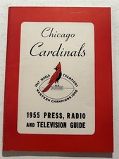 1961 ST LOUIS CARDINALS Media Guide Yearbook CHARLEY JOHNSON John David CROW