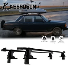Roof Rack Cross Bars Cargo Carriers Luggage w/ Lock for Mercedes Benz W123 Coupe