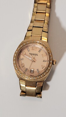 AM4508 Fossil Blue Women's watch Rose Gold 28 mm 6.75