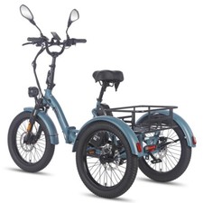 FAFREES 500W 3 Räder Fahrrad mit Korb Elektrofahrrad 48V 20 Zoll Elektro Dreirad