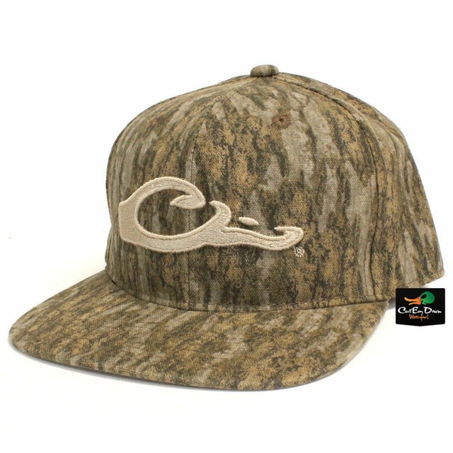 Drake Waterfowl Systems Flat Bill Cotton Mossy Oak Bottomland Camo