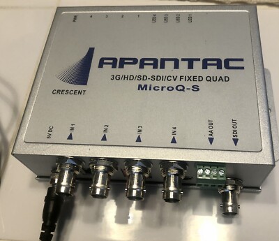 Apantac 3G/HD/SD-SDI/CV Fixed Quad MicroQ-S Video Multiviewer