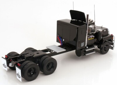 1974 MACK RL700L TRACTOR TRUCK 3-ASSI BLACK 1:18 SCALE BY ROAD