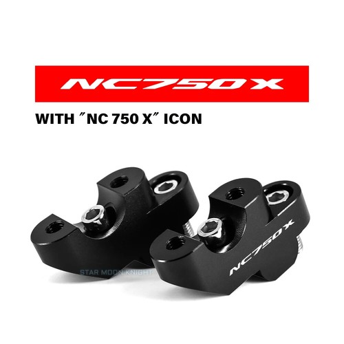 7/8 " Bar Clamps Handlebar Riser Adapter Fit For Honda NC750X NC 750X 16-21 - Picture 8 of 19