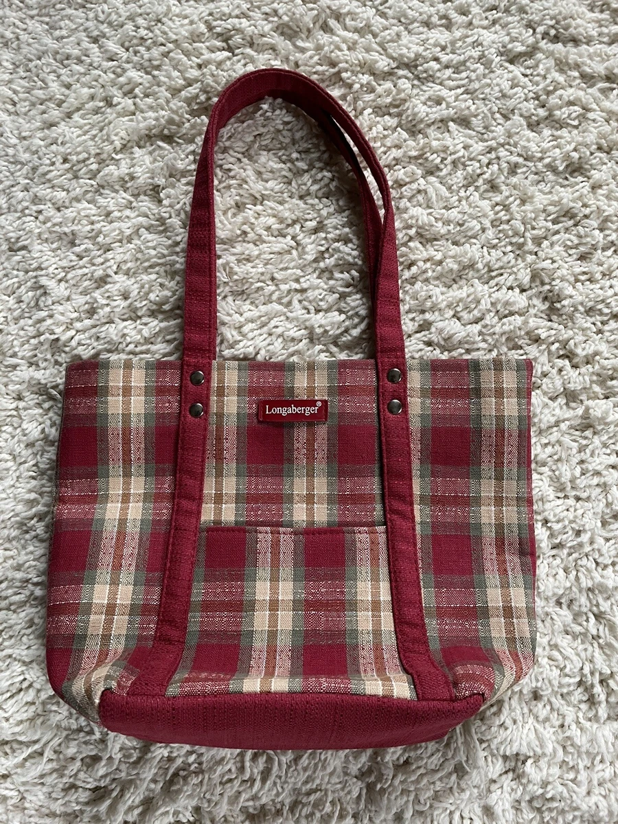 Red plaid best sale purse
