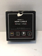Power Bear 10ft 4k High-Speed HDMI Cable Braided Nylon & Gold Connectors