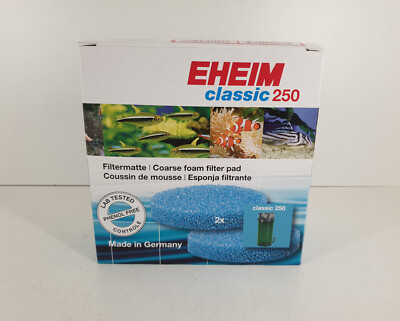Eheim Außenfilter Classic 250 (2213) Filtermatte [2616 131] 2 Stück NEU