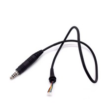 Genuine Bose X Aviation Headset Audio Speaker Cable Single Plug Jack 7mm