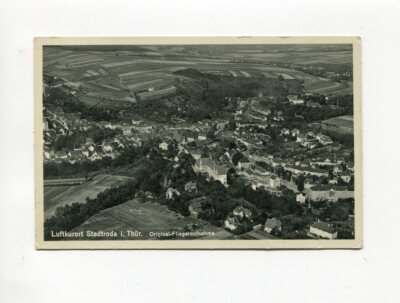 Ancient Ak Stadtroda IN Thuringia Original Aerial View 1934 48