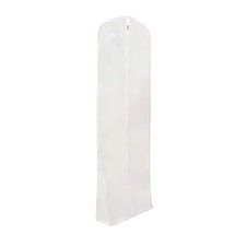 L-Pack Wedding Dress Garment Bag Extra Long White Clothes Cover for Storage o...