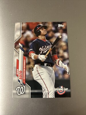 2020 Topps Opening Day - Admiring Hit #27 Juan Soto Baseball Card 9GG