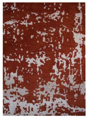 Eco-Friendly Hand Knotted Silk Area Rug Abstract Red Beige BBH Homes BBNS1230