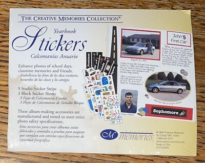 Rare Retired Creative Memories Yearbook Freshman Sophomore Junior Senior Sticker