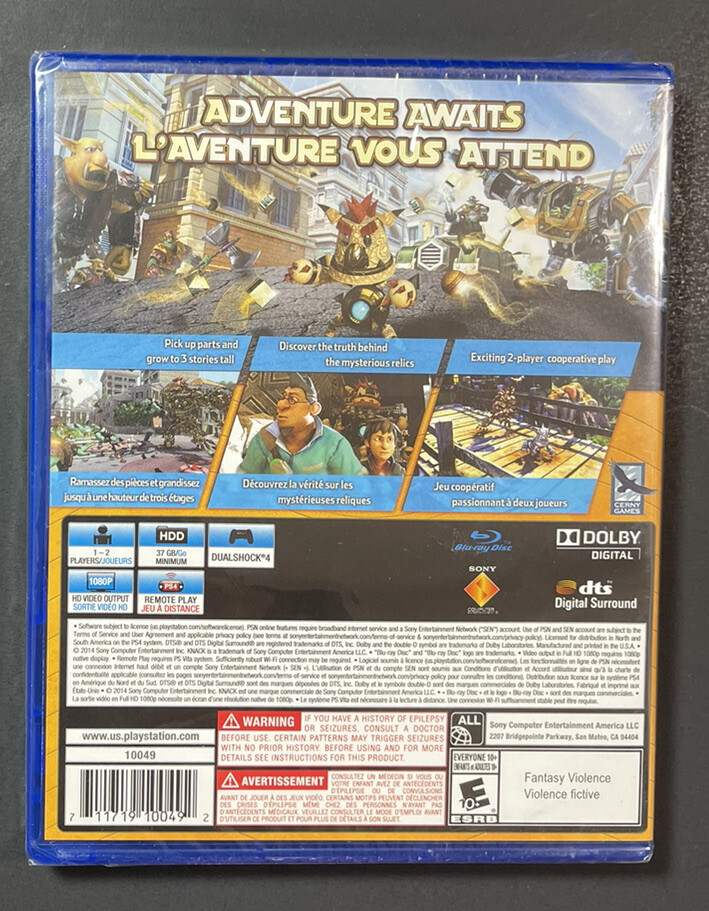 KNACK (ナック) - PS4 9jupf8b Amazon.com: KNACK (ナック) : Video Games