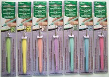 Clover Amour Steel Crochet Hook. Choose 0, 2, 4, 6, 8, 10, 12 Or All 7 Hooks