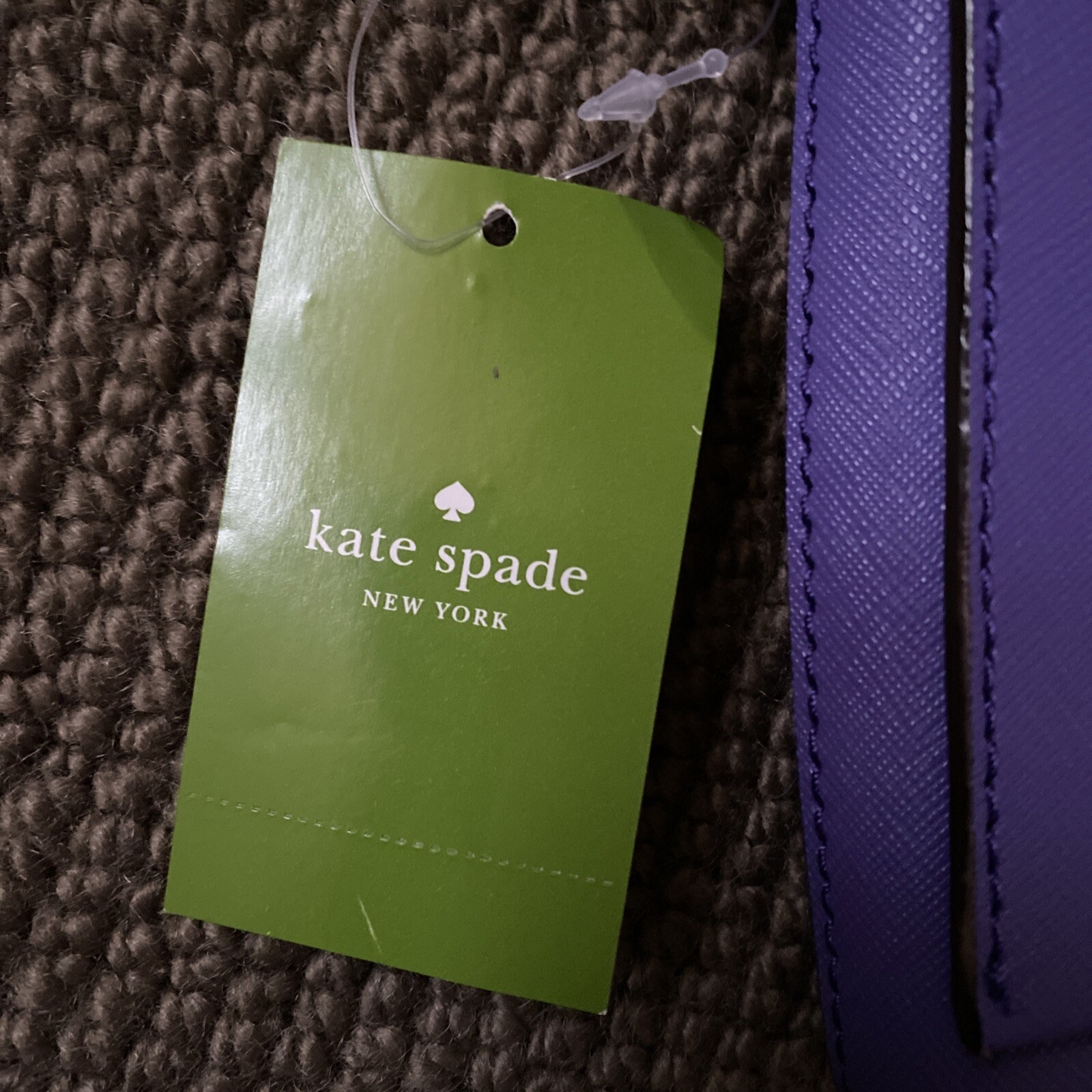 Kate Spade Purple Leather Aster Court Flap Crossbody Bag eBay