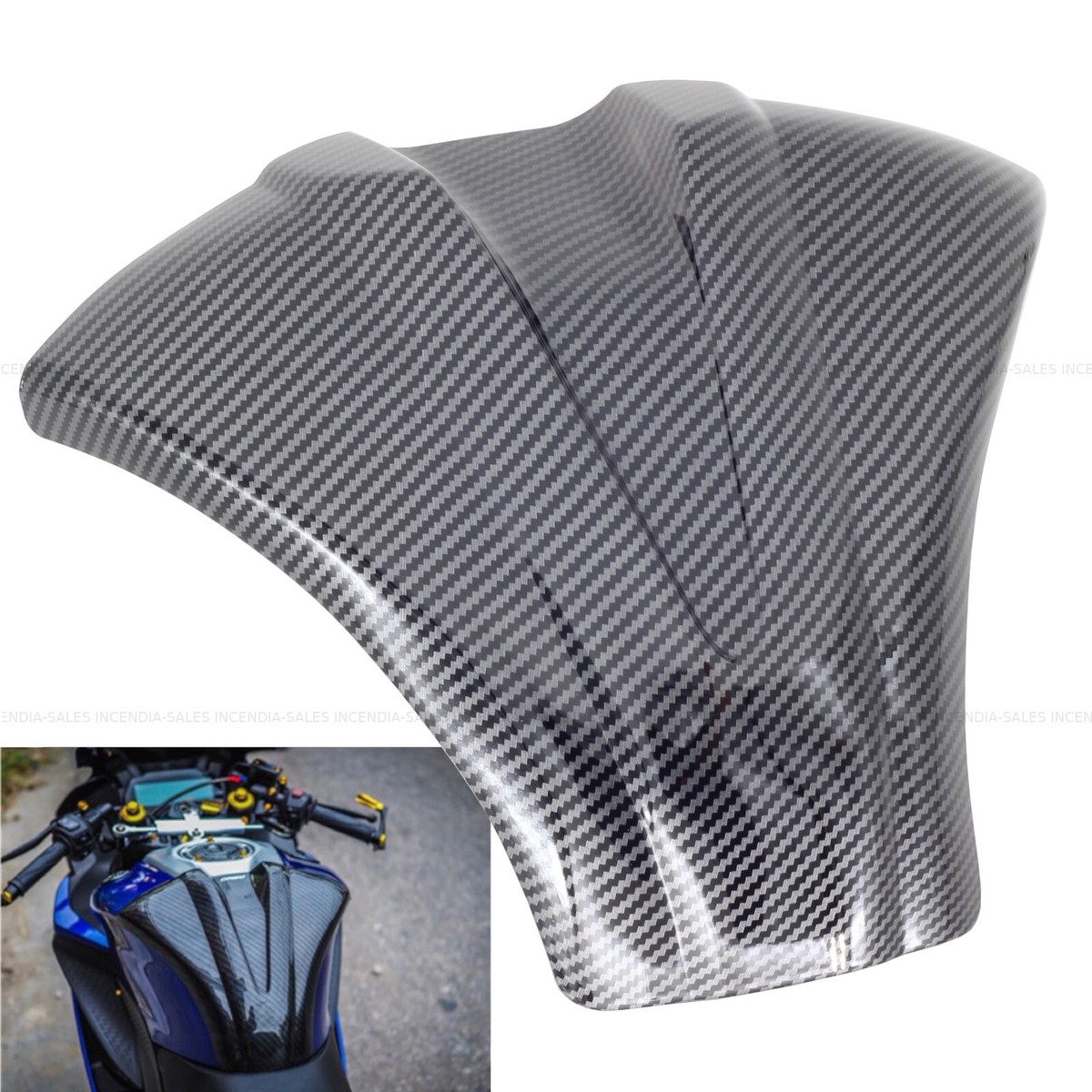 Yamaha YZF-R125 Carbon Tank Pad Full Panel Fairing Cover 2019-2022