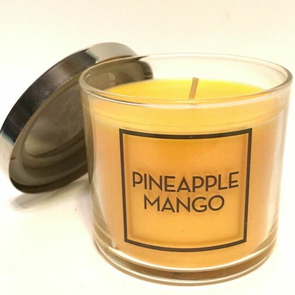 Pineapple Mango RARE 4 Oz Single Wick Candle HTF Bath & Body Works